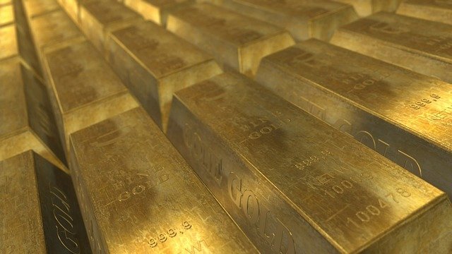 gold bars, gold mining stocks