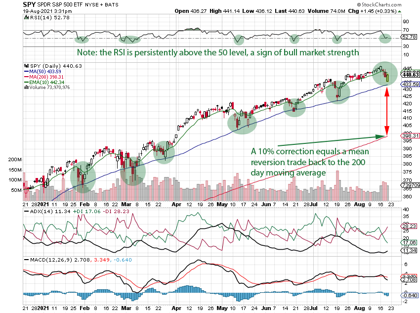 s&p 500 stock index ETF spy buy the dip