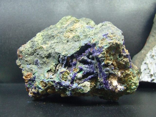 a chunk of copper mineral, aka Dr. Copper